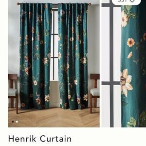 Anthropologie Henrik curtain 1 panel